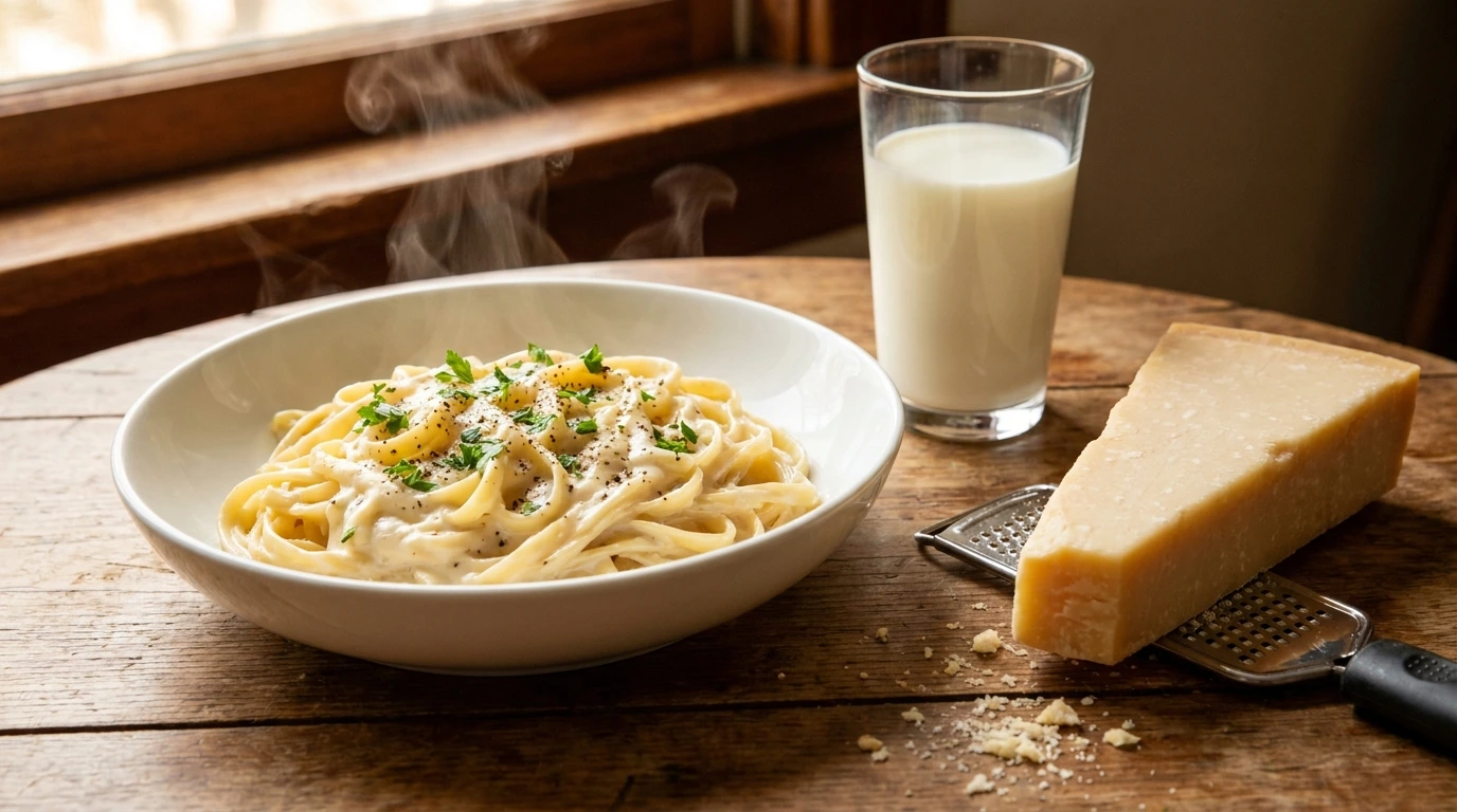 Can you make Alfredo sauce with milk