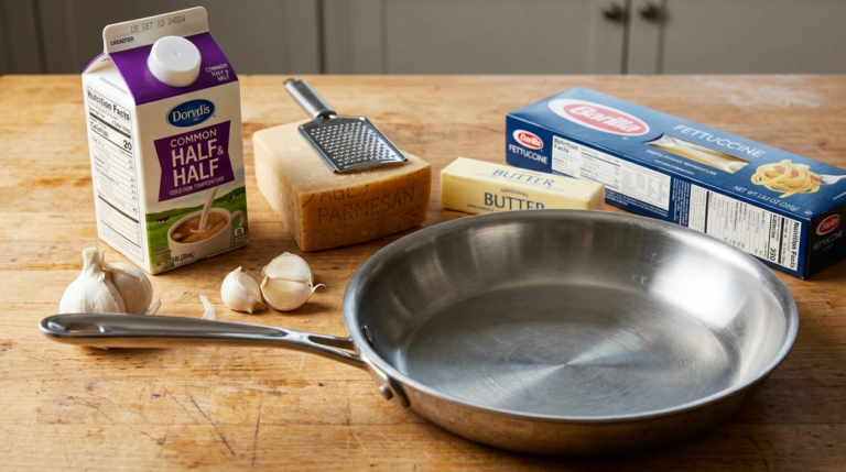 Fettuccine Alfredo Sauce With Half and Half