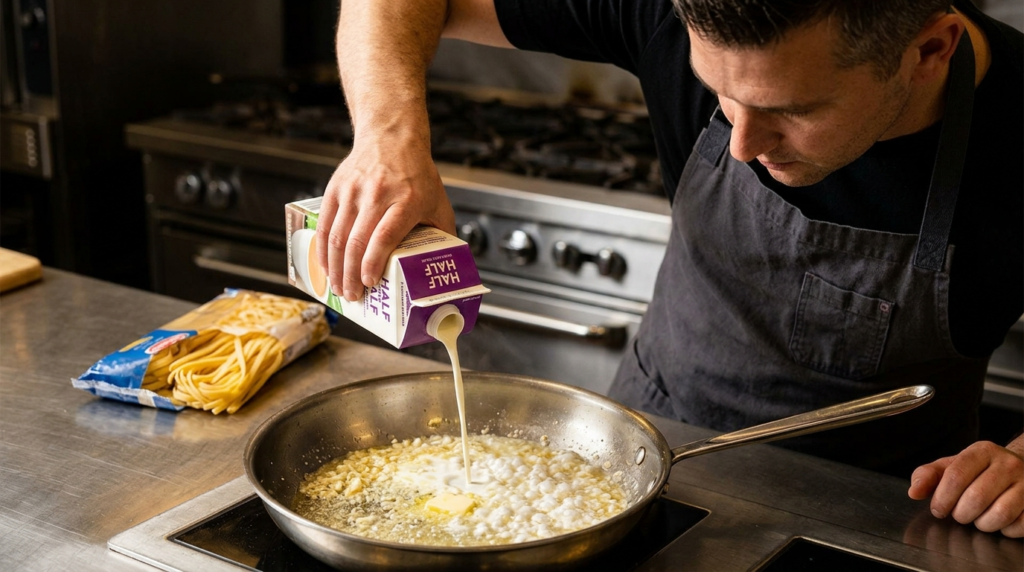 How to Make Alfredo Sauce With Half and Half Correctly
